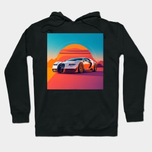 Super car sticker Hoodie